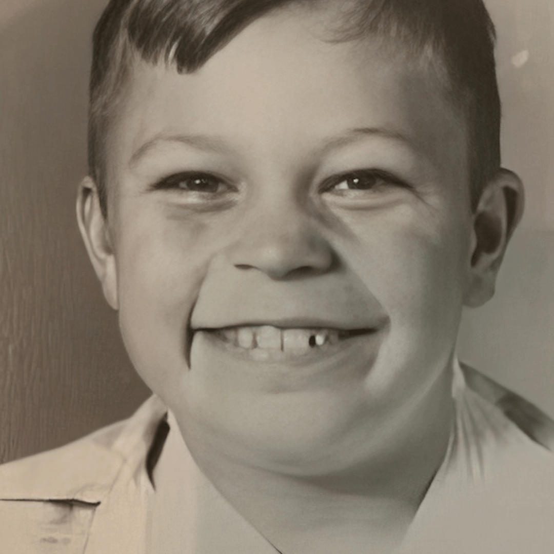 Bob Tiffin as a boy Red Bay, Alabama